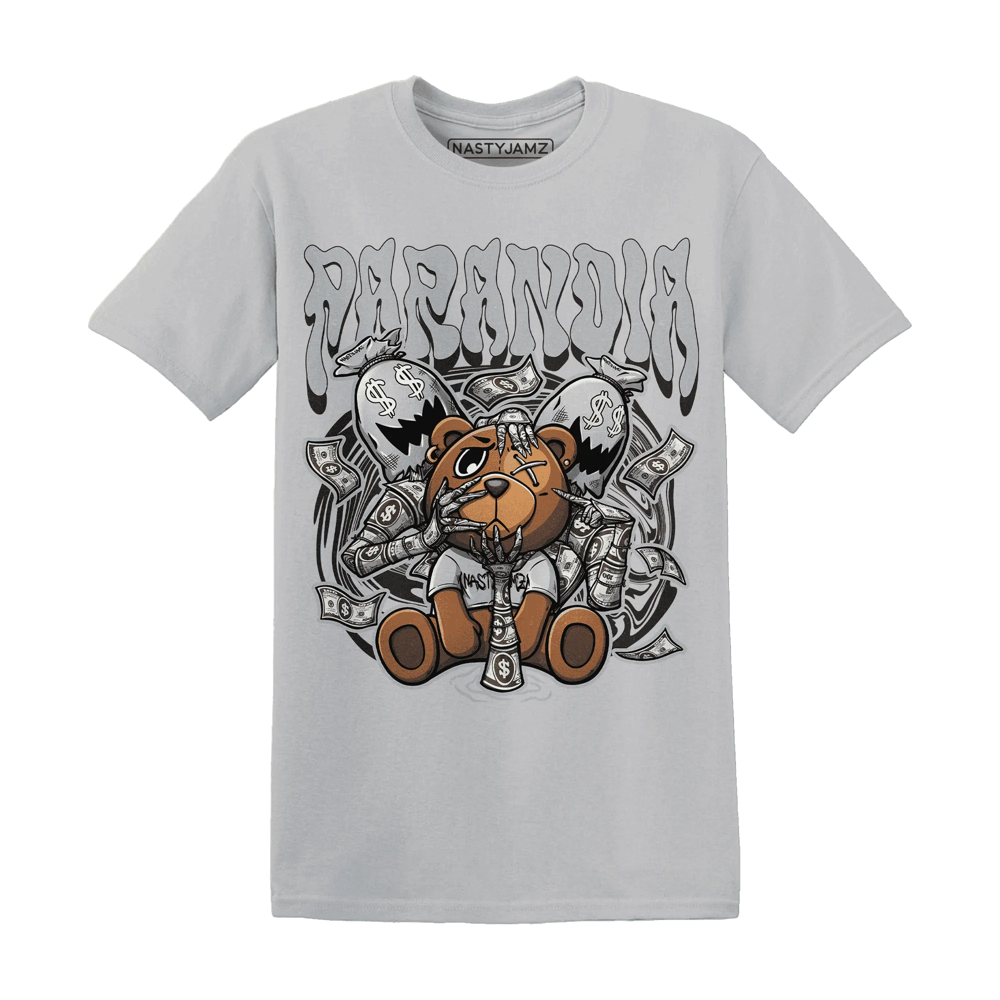 NastyJamz-Wolf-Grey-12s-T-Shirt-Match-Paranoia-Money-BER