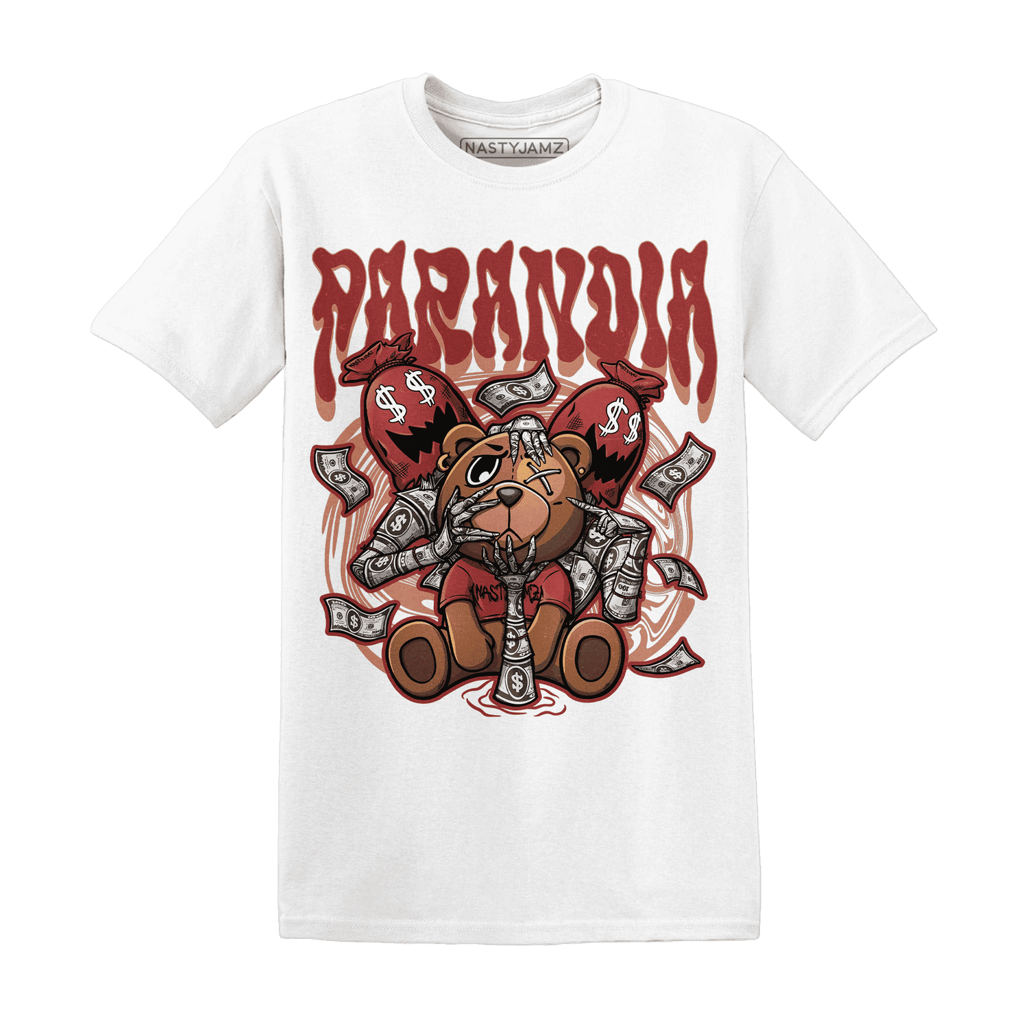 Dune Red 13s T Shirt Match Paranoia Money BER - NastyJamz