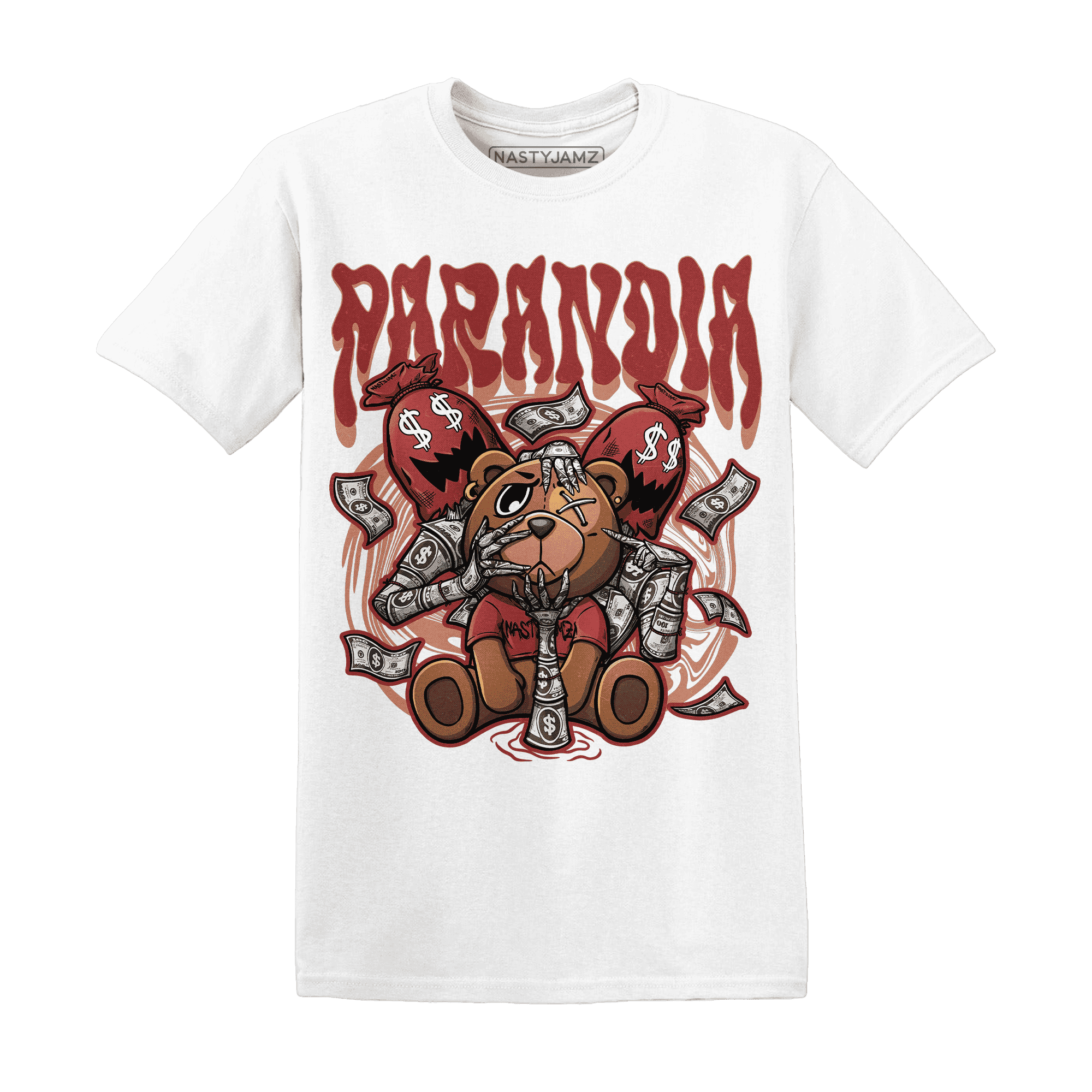 Dune Red 13s T Shirt Match Paranoia Money BER - NastyJamz