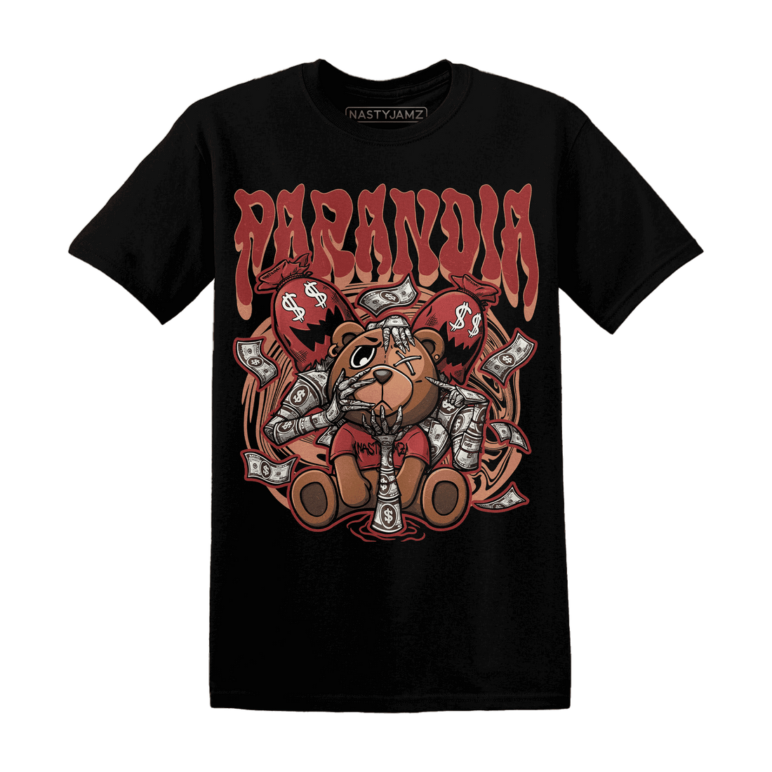 Dune Red 13s T Shirt Match Paranoia Money BER - NastyJamz