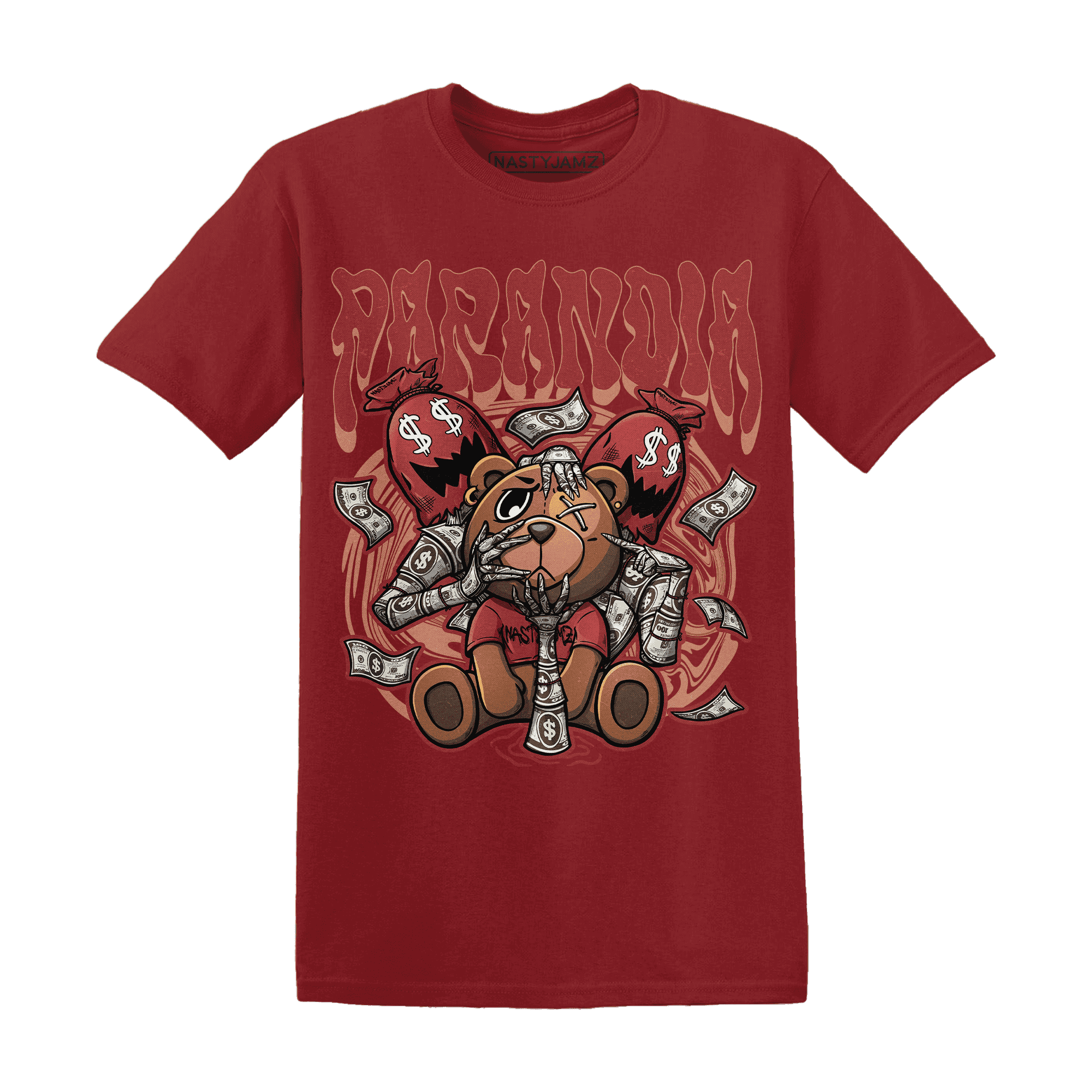 Dune Red 13s T Shirt Match Paranoia Money BER - NastyJamz