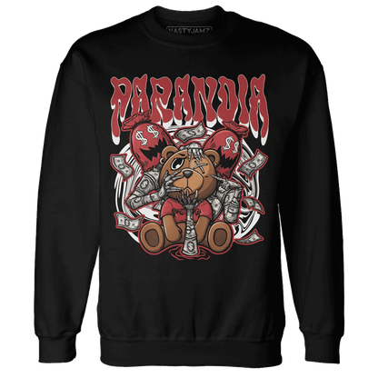 Black-Toe-Reimagined-Red-White-1s-NastyJamz-Sweatshirt-Match-Paranoia-Money-BER
