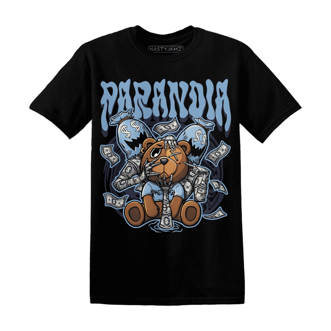 First In Flight 1s T Shirt Match Paranoia Money BER - NastyJamz