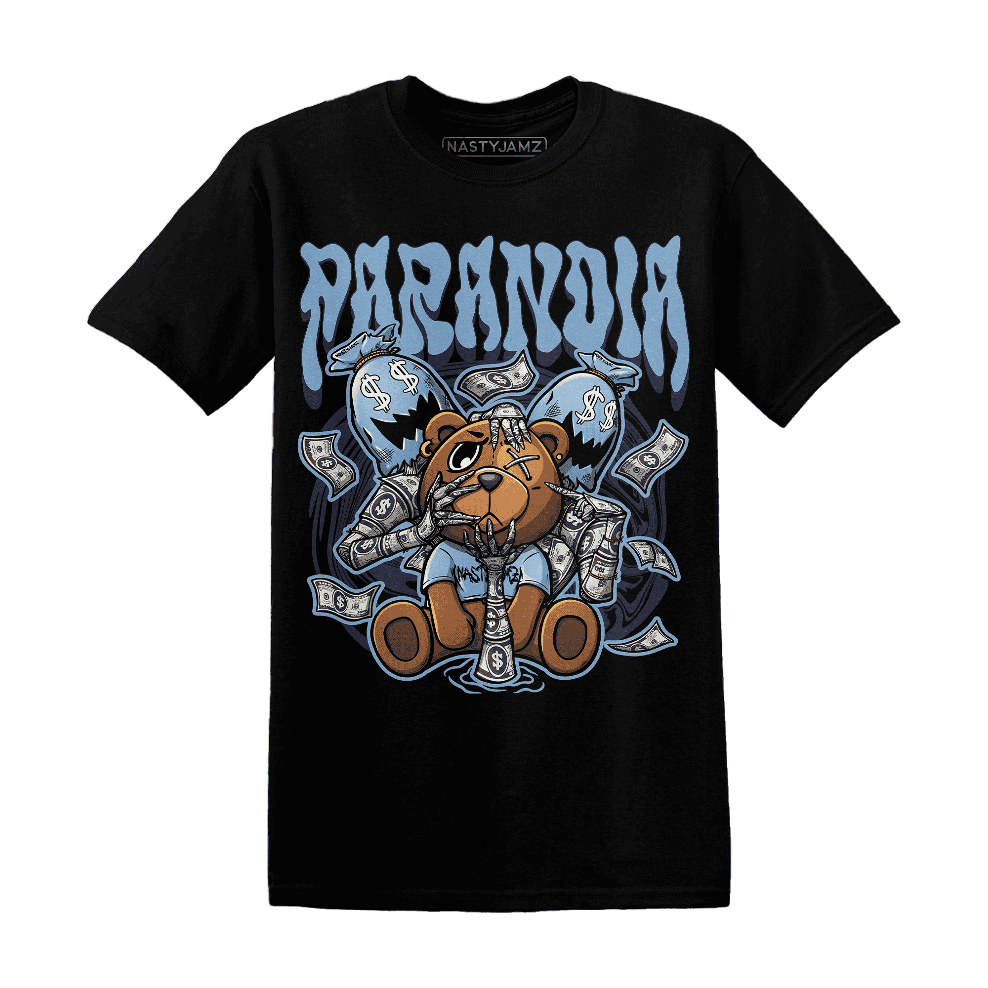 First In Flight 1s T Shirt Match Paranoia Money BER - NastyJamz