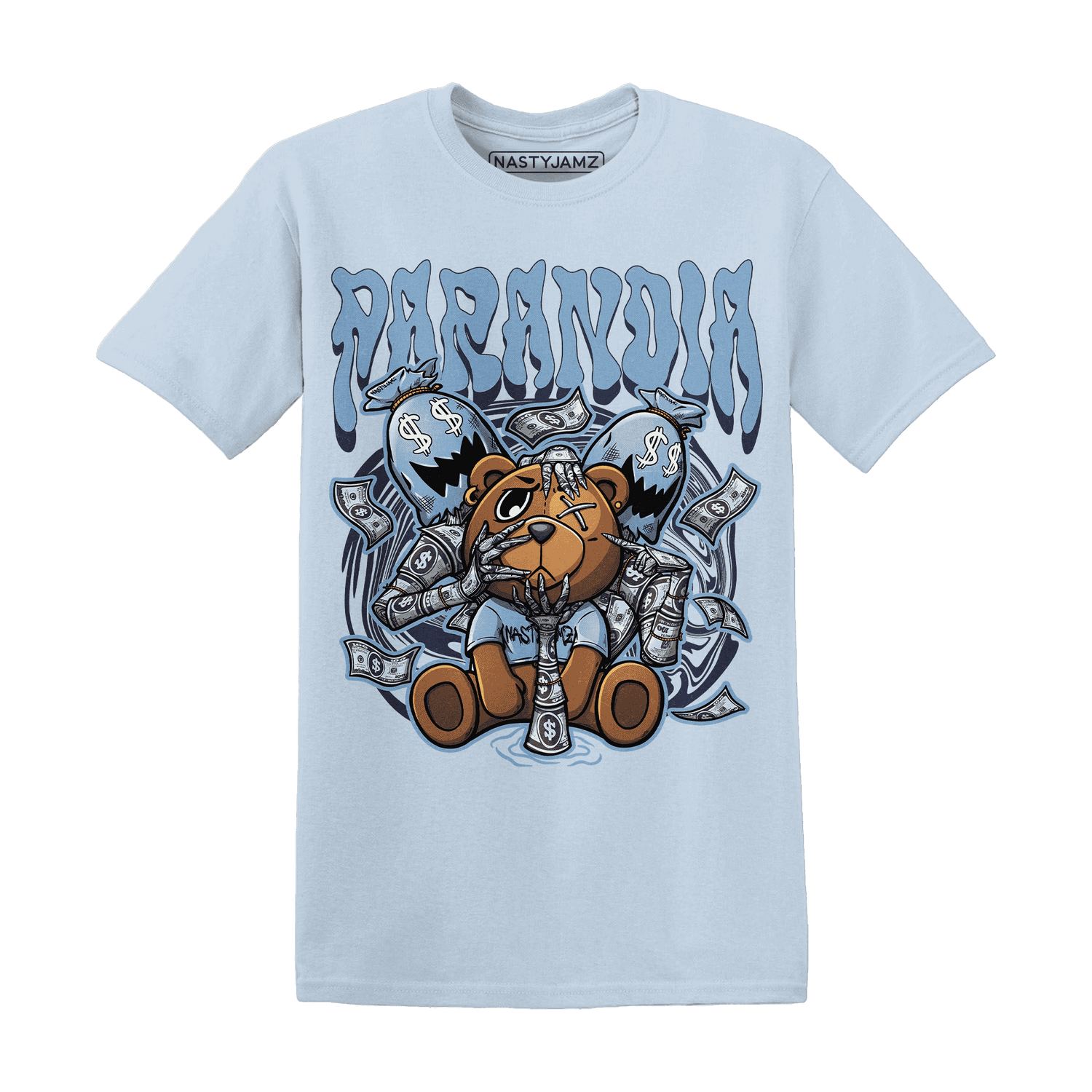 First In Flight 1s T Shirt Match Paranoia Money BER - NastyJamz