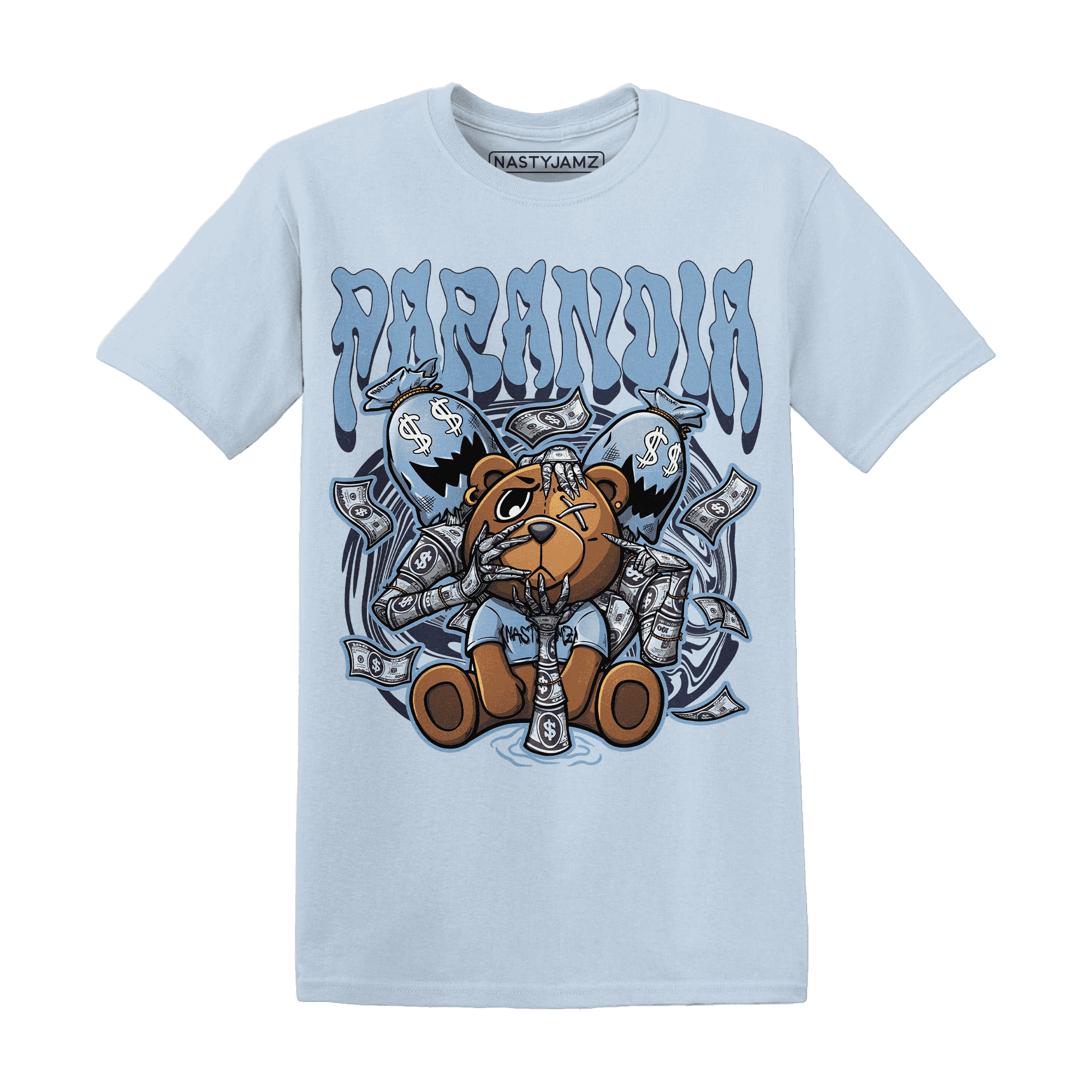 First In Flight 1s T Shirt Match Paranoia Money BER - NastyJamz