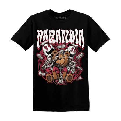 High 85 Metallic Burgundy 1s T Shirt Match Paranoia Money BER - NastyJamz