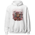 High 85 Metallic Burgundy 1s Hoodie Match Paranoia Money BER - NastyJamz