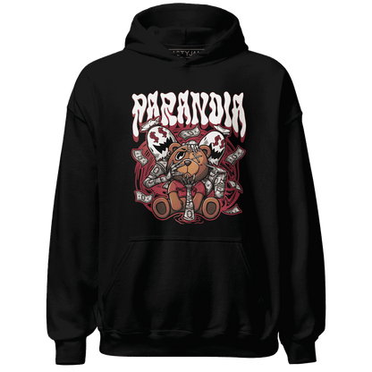 High 85 Metallic Burgundy 1s Hoodie Match Paranoia Money BER - NastyJamz