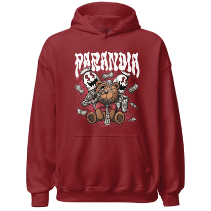 High 85 Metallic Burgundy 1s Hoodie Match Paranoia Money BER - NastyJamz