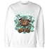 High OG Green Glow 1s Sweatshirt Match Paranoia Money BER - NastyJamz