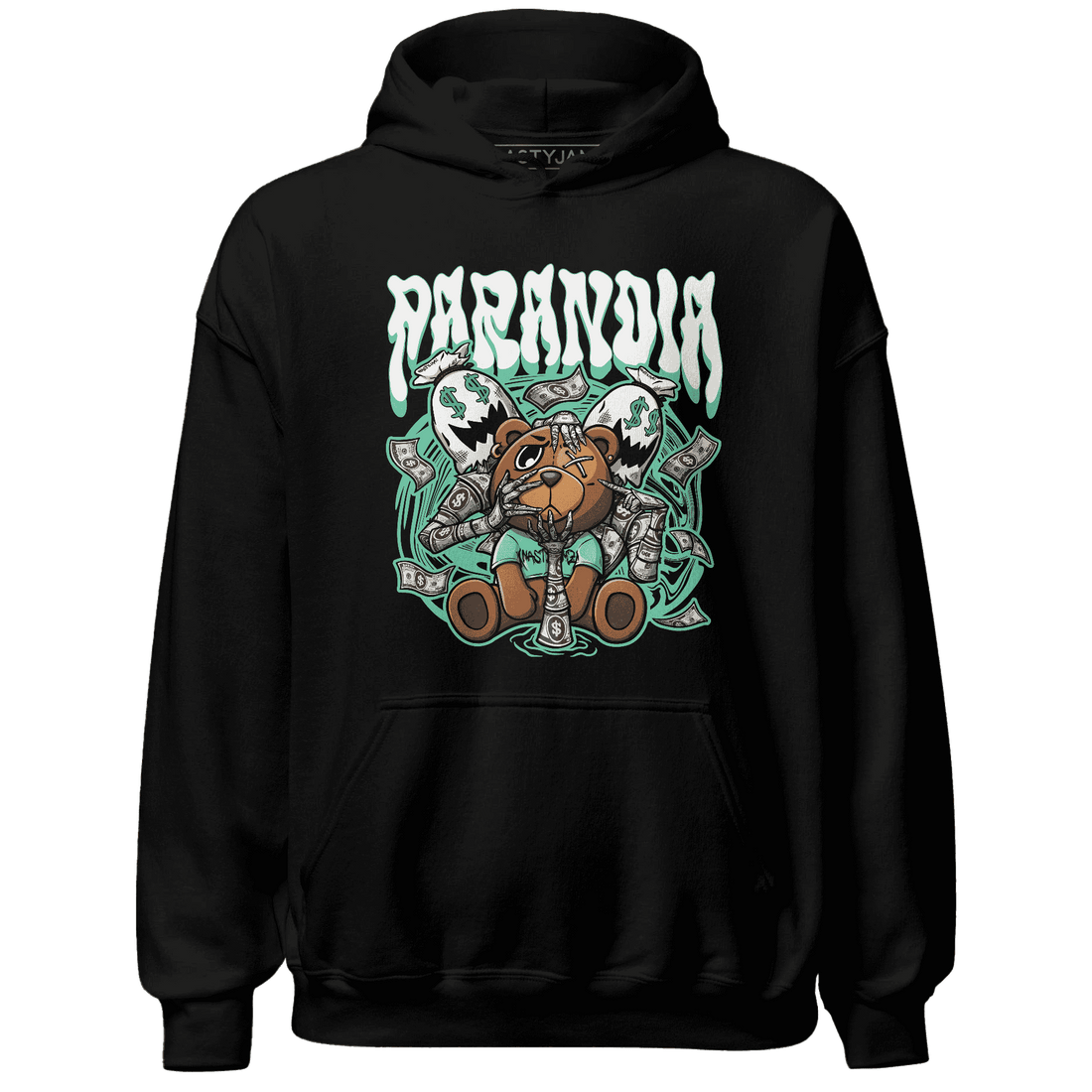 High OG Green Glow 1s Hoodie Match Paranoia Money BER - NastyJamz