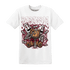 High White Team Red 1s T Shirt Match Paranoia Money BER - NastyJamz