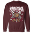 High White Team Red 1s Sweatshirt Match Paranoia Money BER - NastyJamz