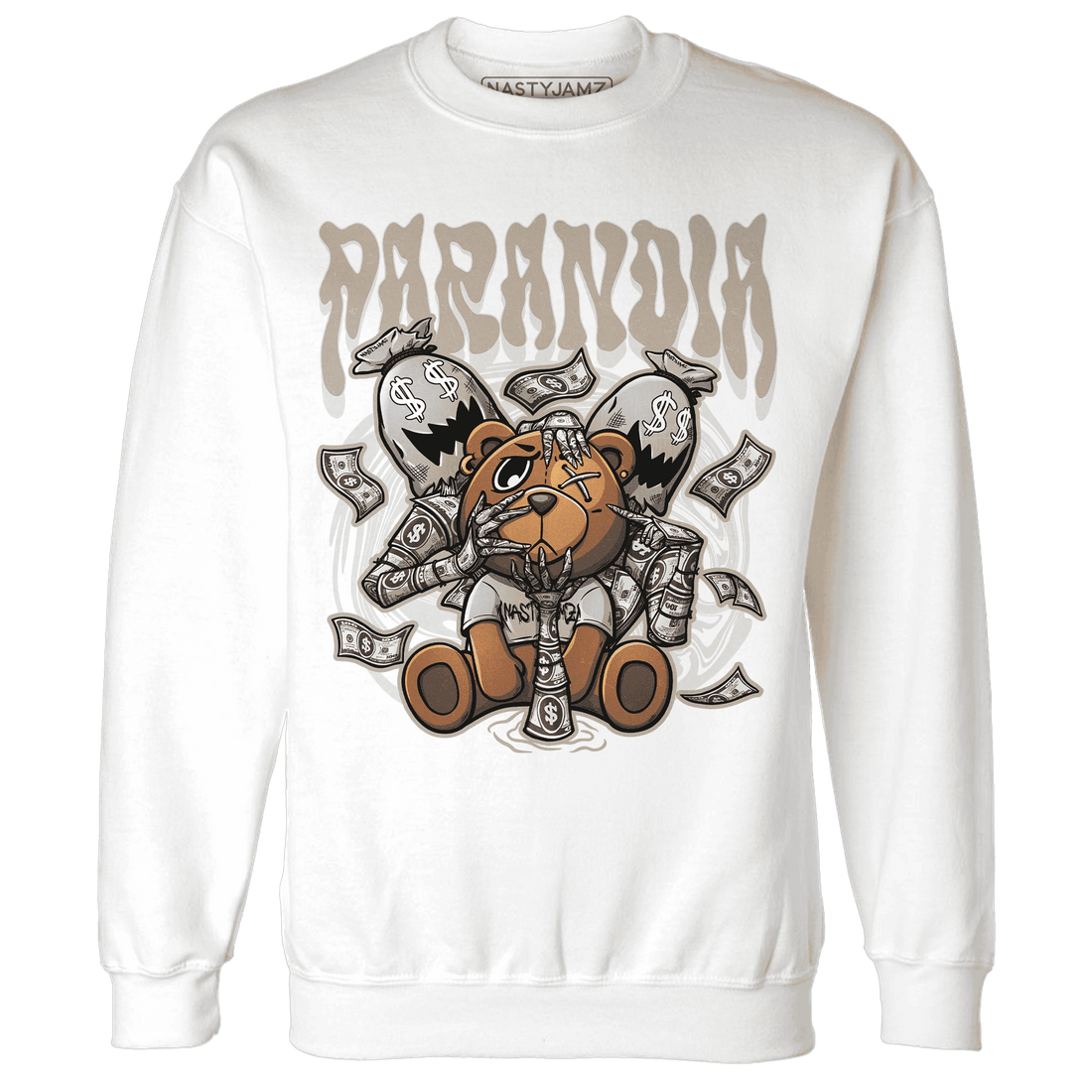 Latte 1s Sweatshirt Match Paranoia Money BER - NastyJamz