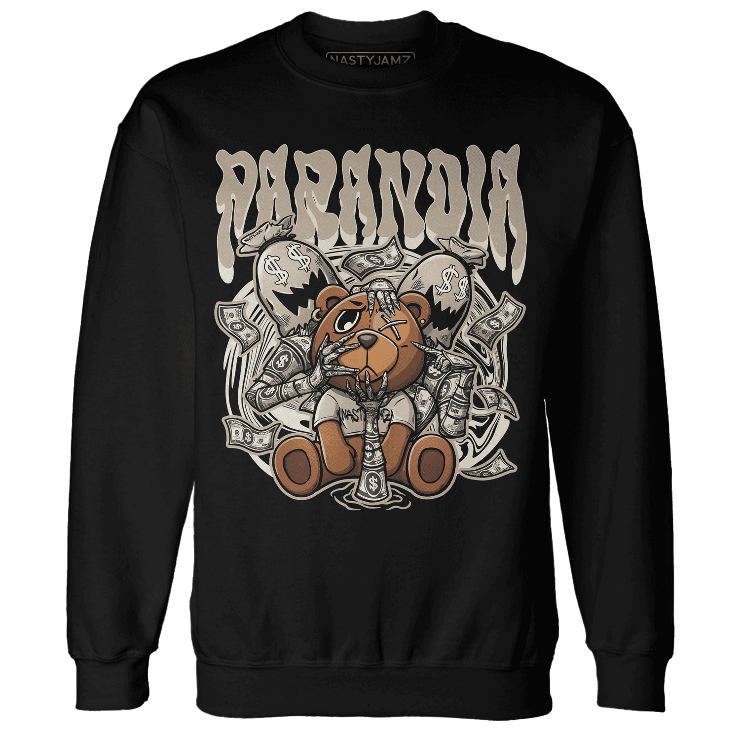 Latte 1s Sweatshirt Match Paranoia Money BER - NastyJamz