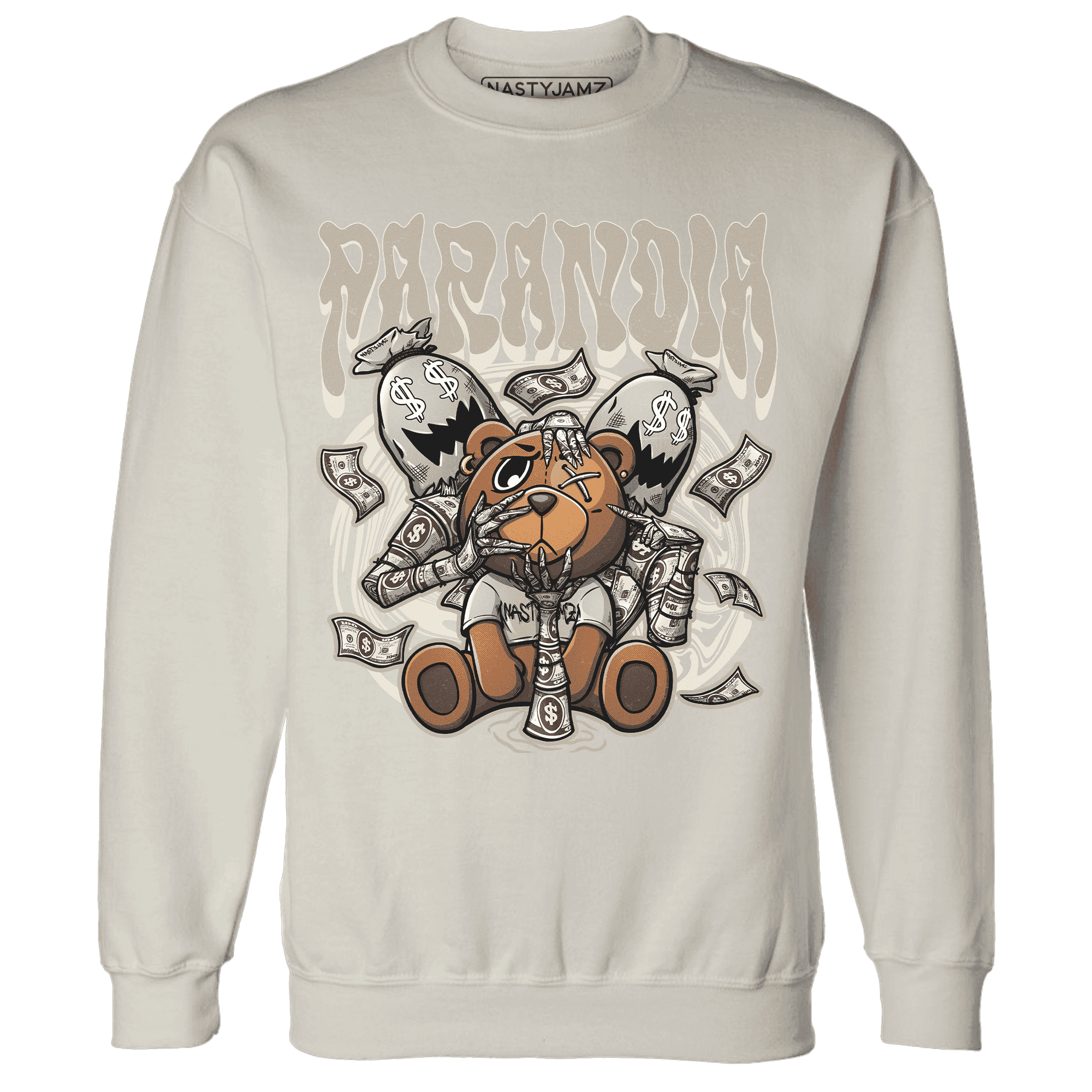 Latte 1s Sweatshirt Match Paranoia Money BER - NastyJamz