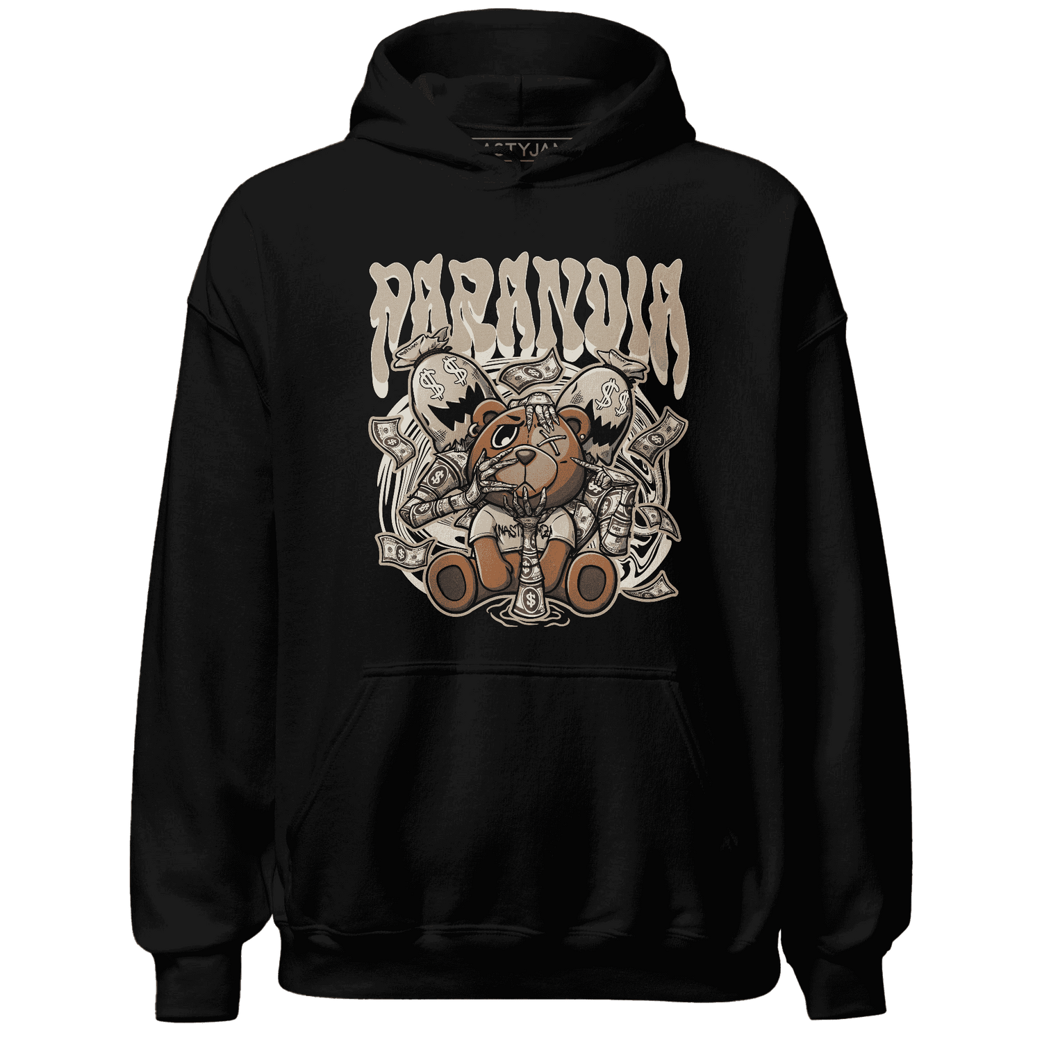 Latte 1s Hoodie Match Paranoia Money BER - NastyJamz