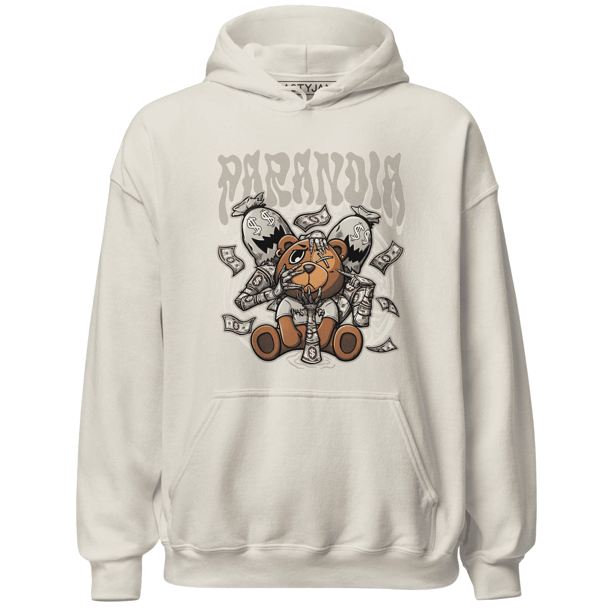 Latte 1s Hoodie Match Paranoia Money BER - NastyJamz