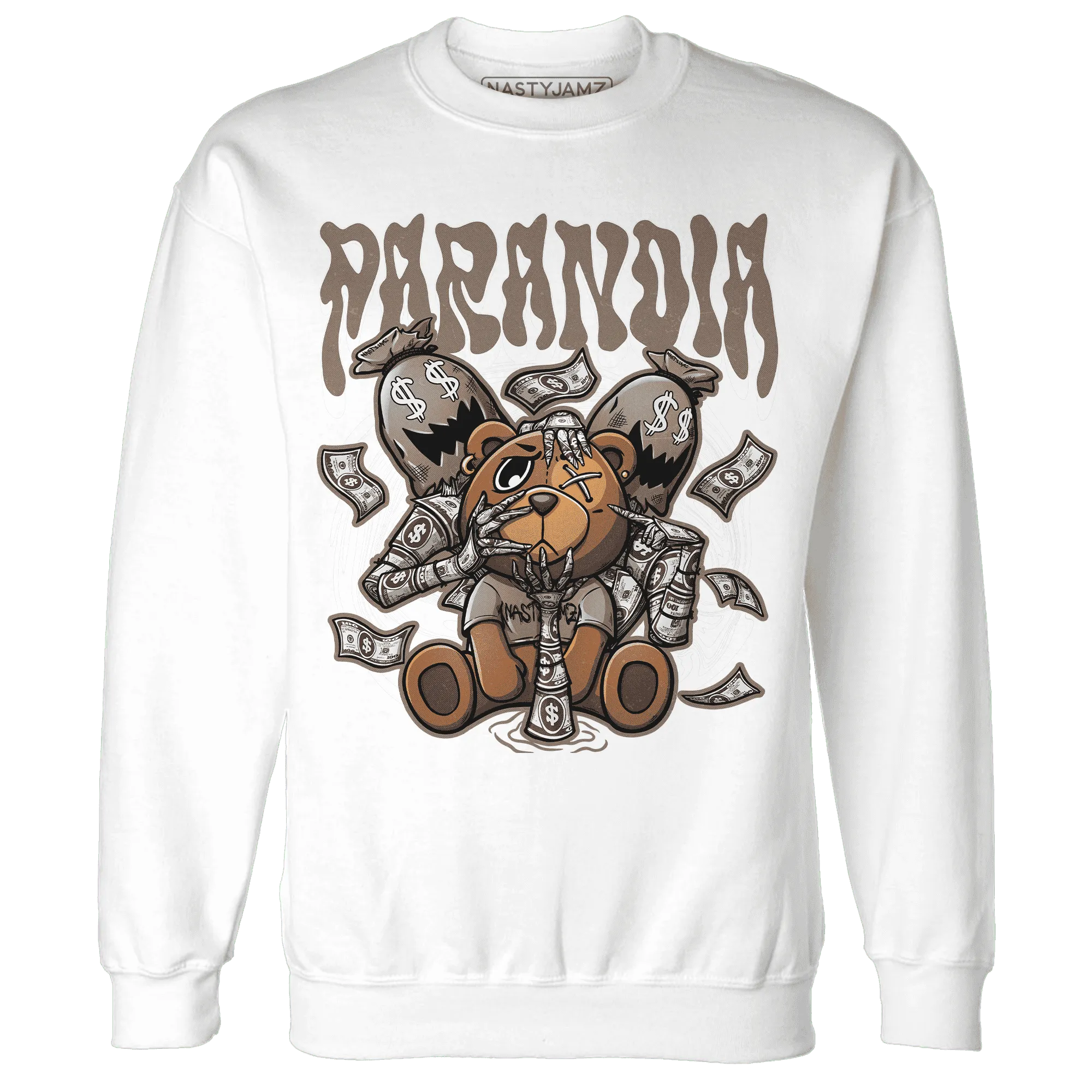 NastyJamz-Low-Mocha-1s-Sweatshirt-Match-Paranoia-Money-BER