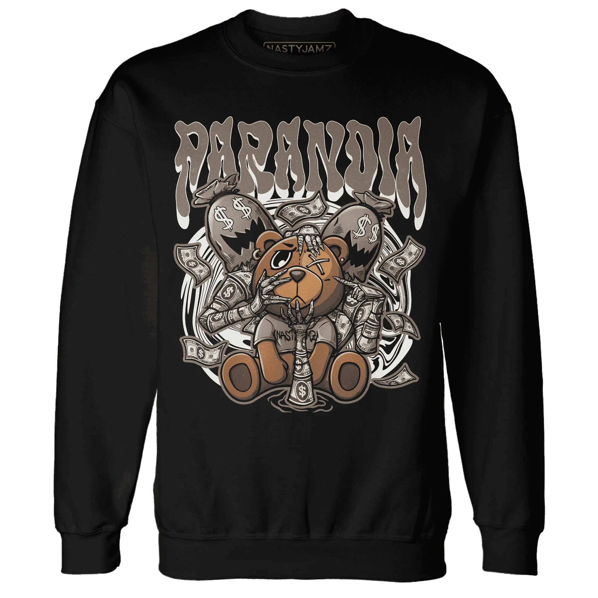 NastyJamz-Low-Mocha-1s-Sweatshirt-Match-Paranoia-Money-BER