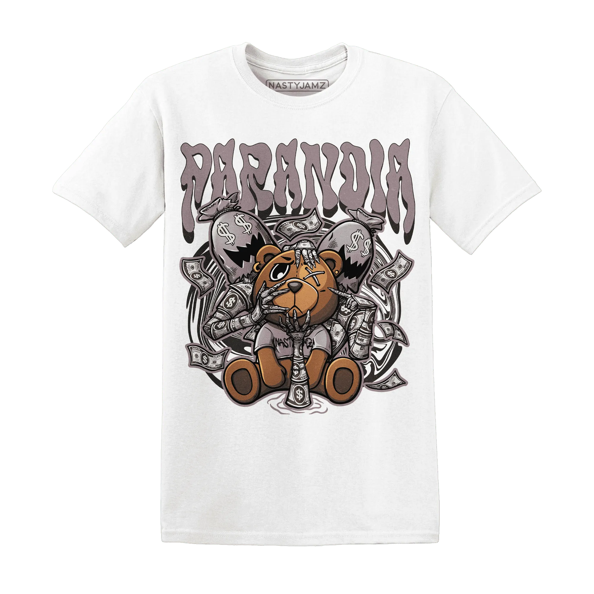 NastyJamz-Black-Violet-Ore-3s-T-Shirt-Match-Paranoia-Money-BER