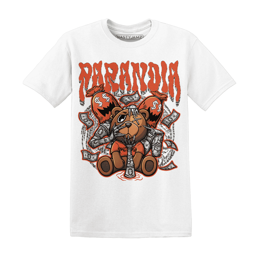 Georgia Peach 3s T Shirt Match Paranoia Money BER - NastyJamz