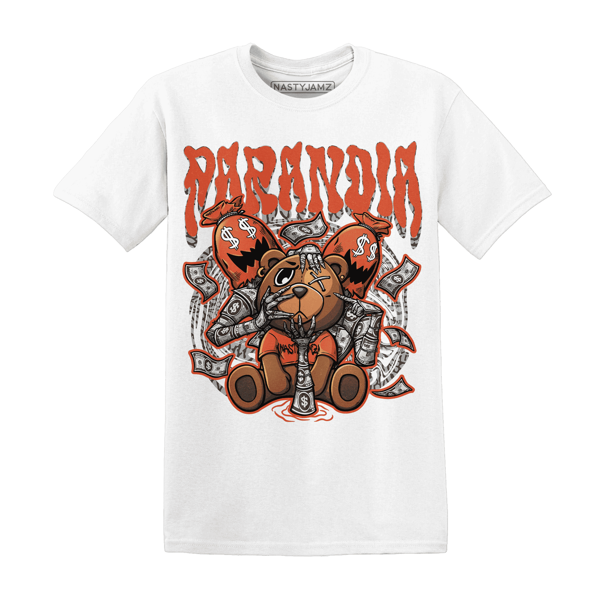 Georgia Peach 3s T Shirt Match Paranoia Money BER - NastyJamz