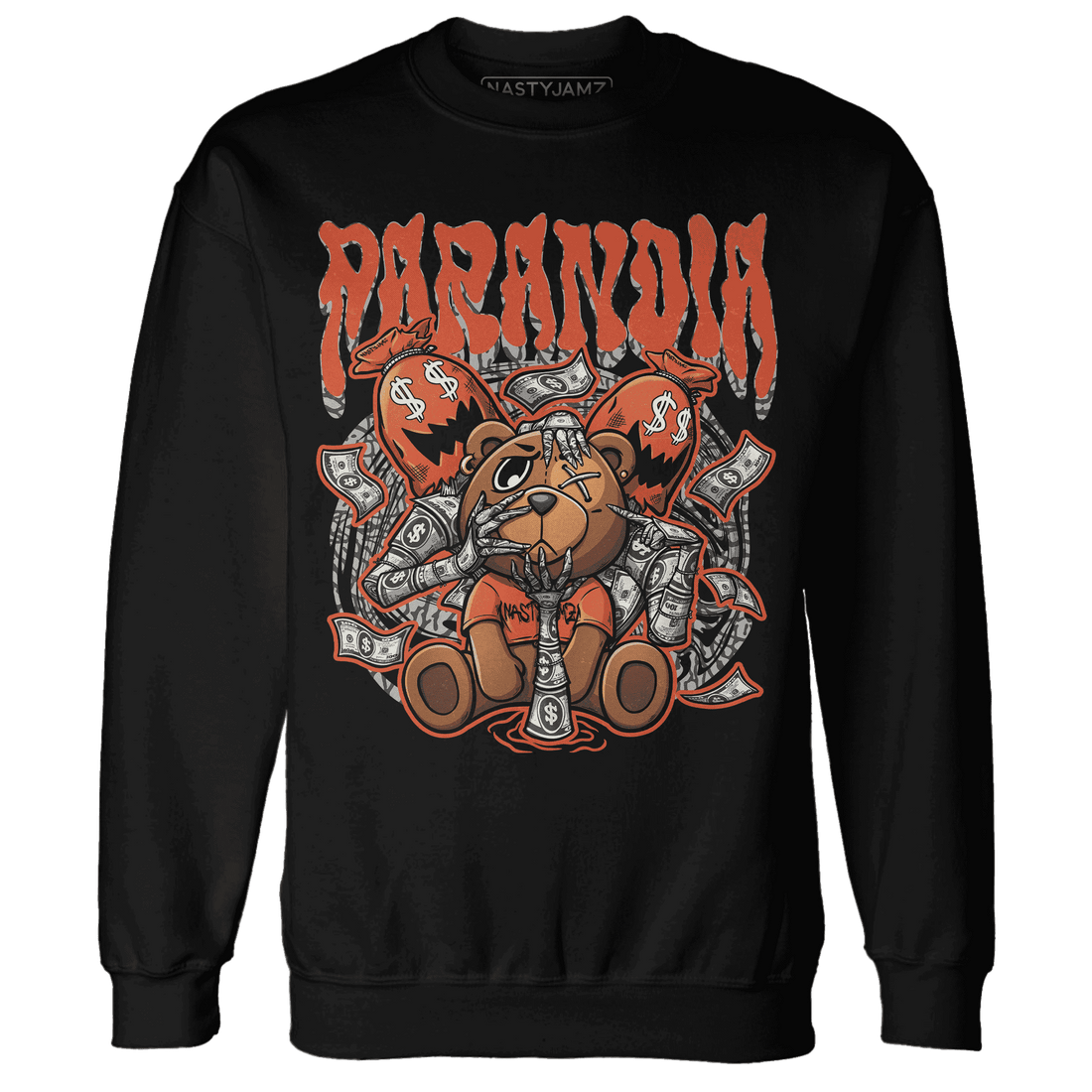 Georgia Peach 3s Sweatshirt Match Paranoia Money BER - NastyJamz