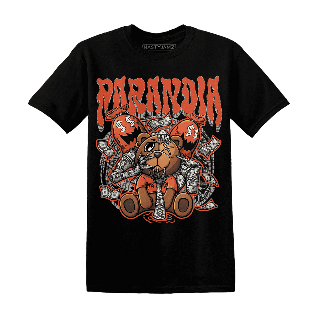 Georgia Peach 3s T Shirt Match Paranoia Money BER - NastyJamz