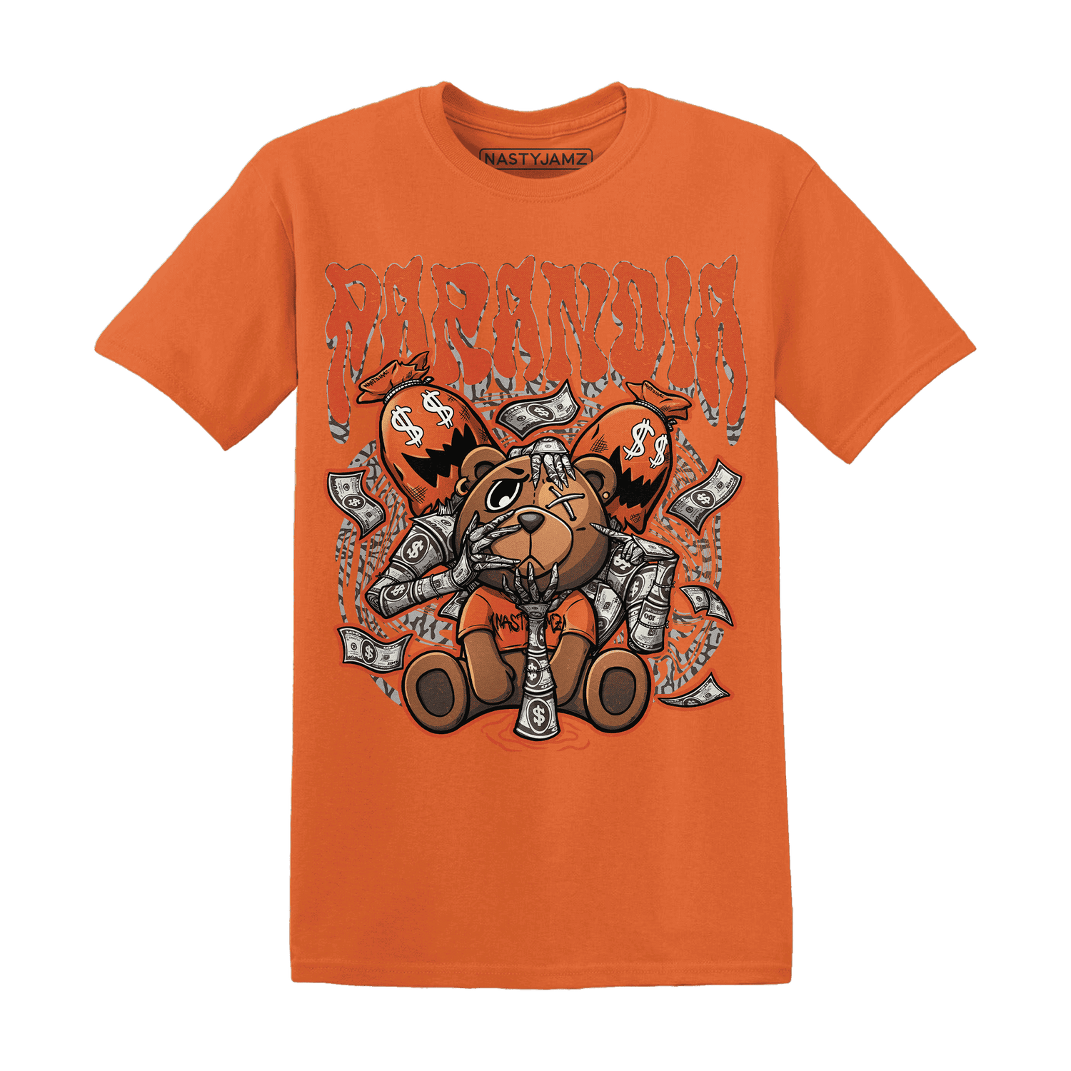 Georgia Peach 3s T Shirt Match Paranoia Money BER - NastyJamz