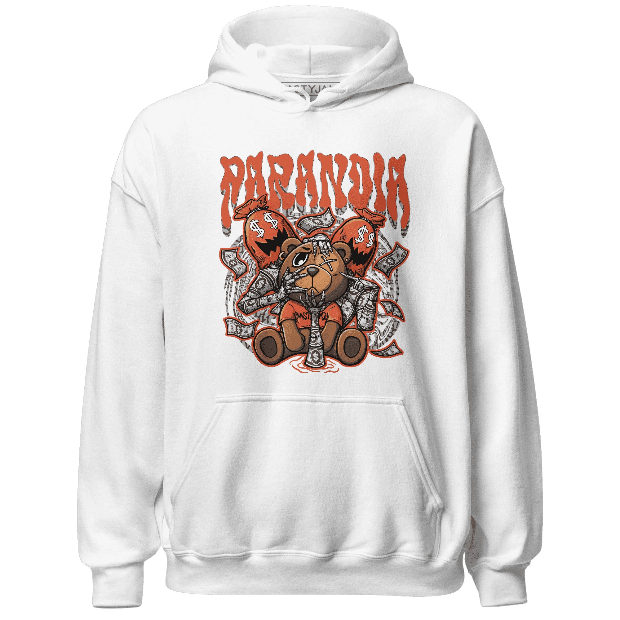 Georgia Peach 3s Hoodie Match Paranoia Money BER - NastyJamz