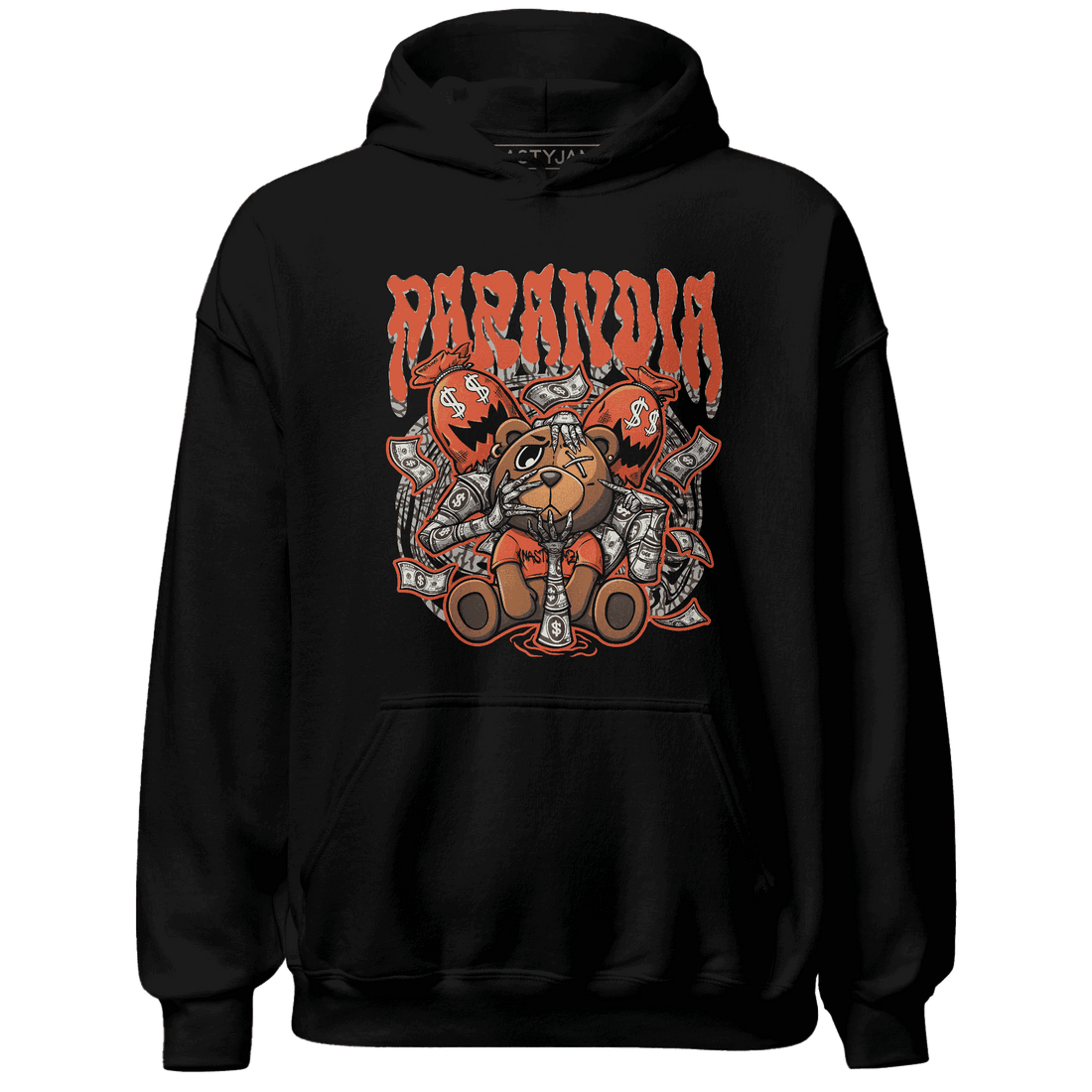 Georgia Peach 3s Hoodie Match Paranoia Money BER - NastyJamz