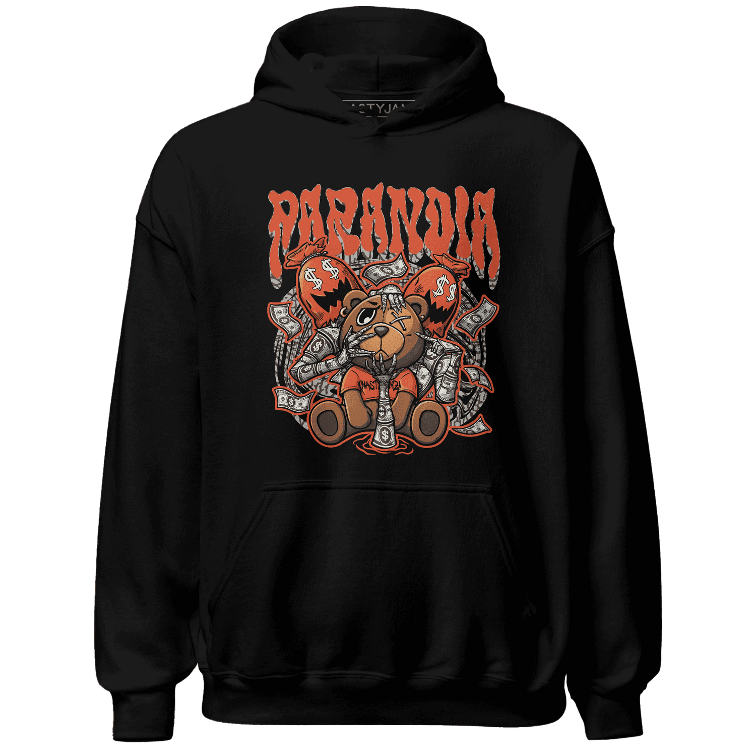 Georgia Peach 3s Hoodie Match Paranoia Money BER - NastyJamz