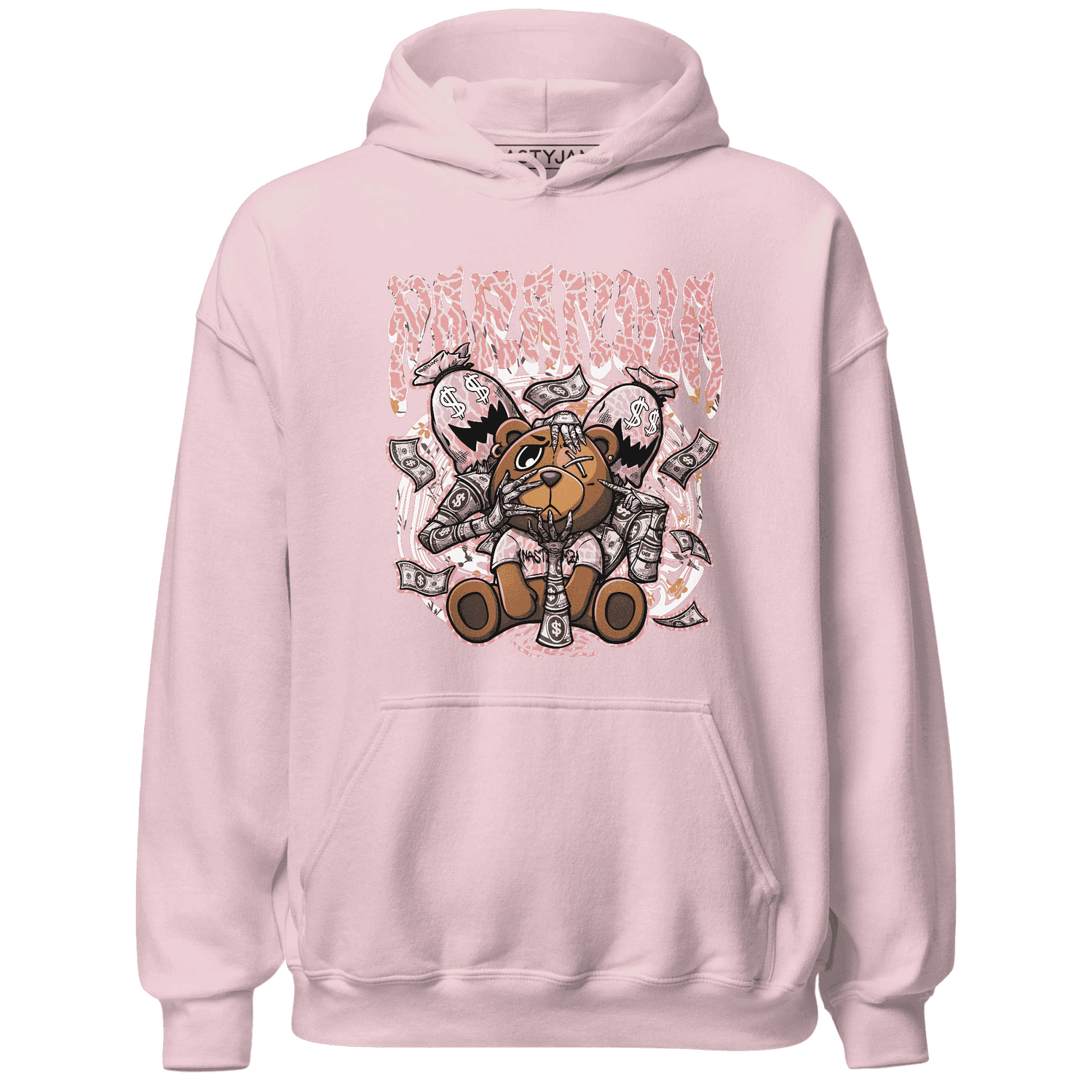 Red Stardust 3s Hoodie Match Paranoia Money BER - NastyJamz