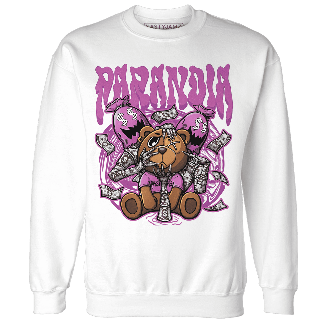 GS Hyper Violet 4s Sweatshirt Match Paranoia Money BER - NastyJamz