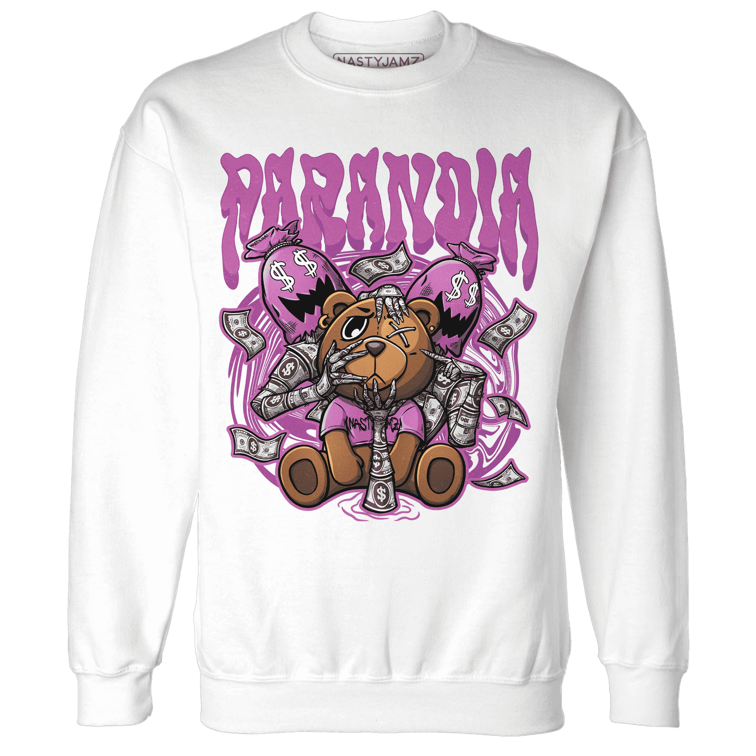GS Hyper Violet 4s Sweatshirt Match Paranoia Money BER - NastyJamz