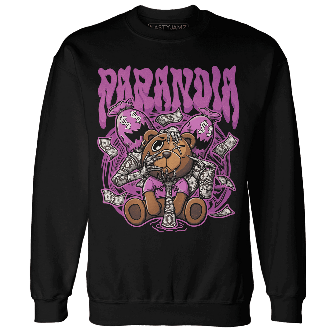 GS Hyper Violet 4s Sweatshirt Match Paranoia Money BER - NastyJamz