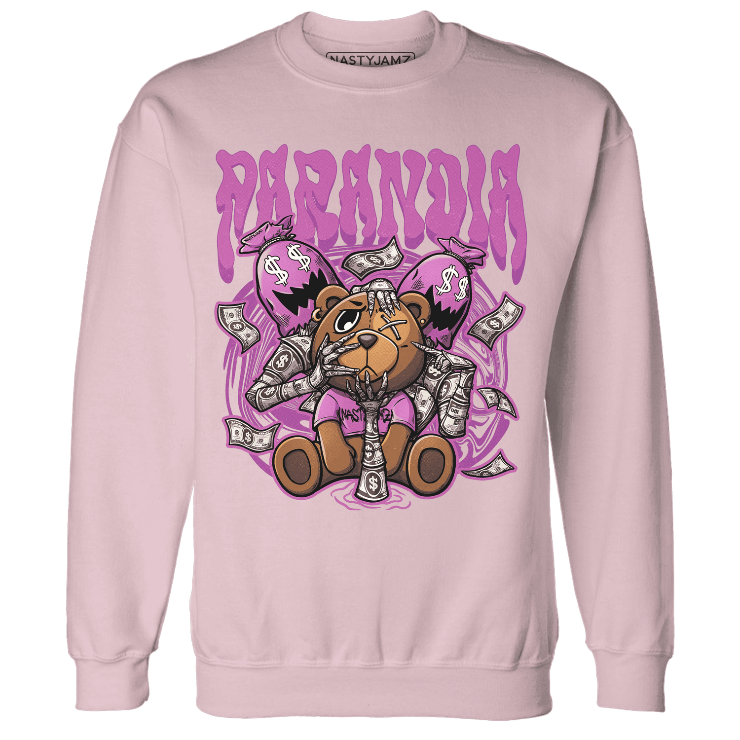 GS Hyper Violet 4s Sweatshirt Match Paranoia Money BER - NastyJamz