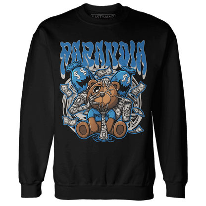 Industrial Blue 4s Sweatshirt Match Paranoia Money BER - NastyJamz