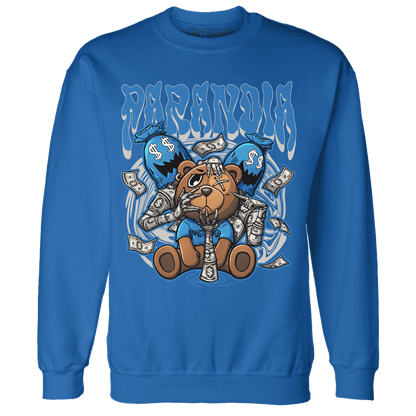 Industrial Blue 4s Sweatshirt Match Paranoia Money BER - NastyJamz