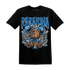 Industrial Blue 4s T Shirt Match Paranoia Money BER - NastyJamz