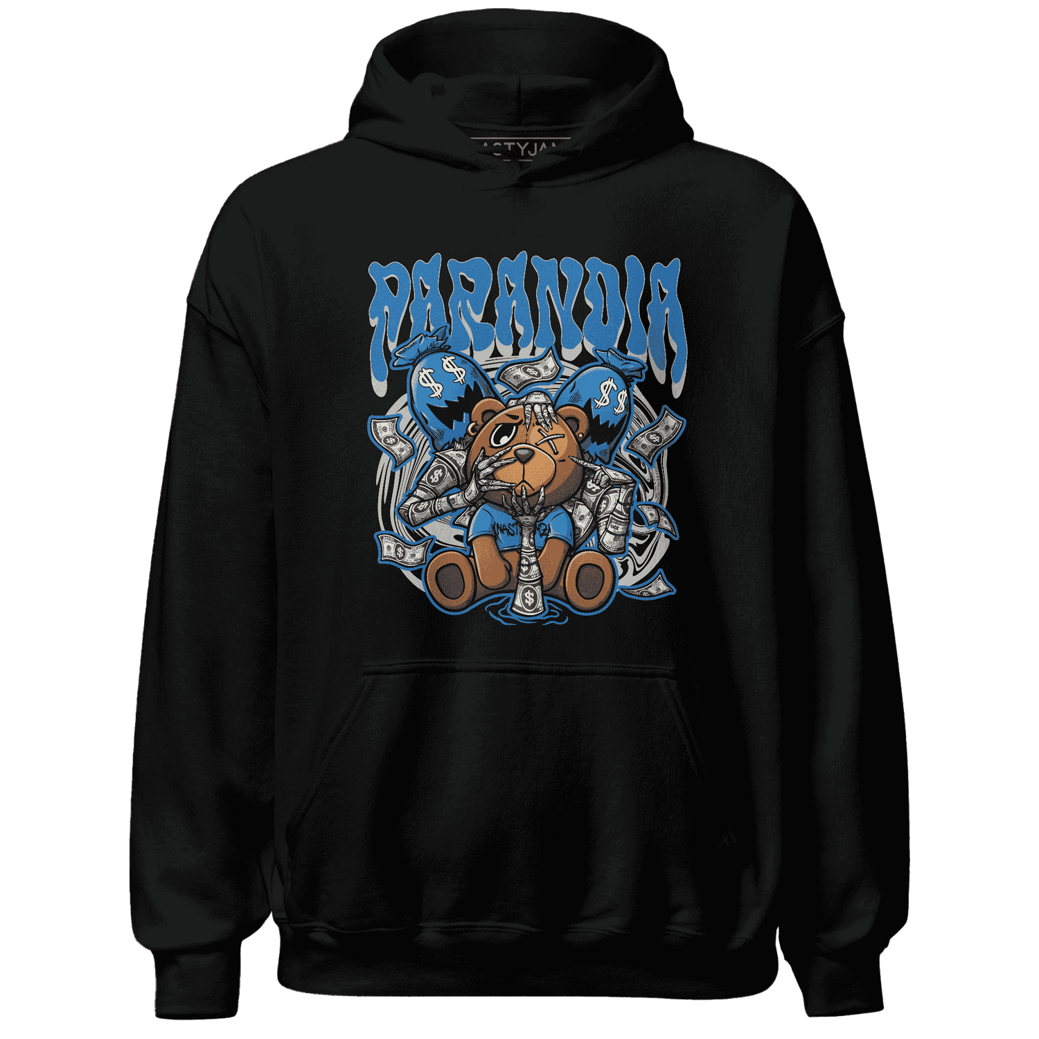 Industrial Blue 4s Hoodie Match Paranoia Money BER - NastyJamz