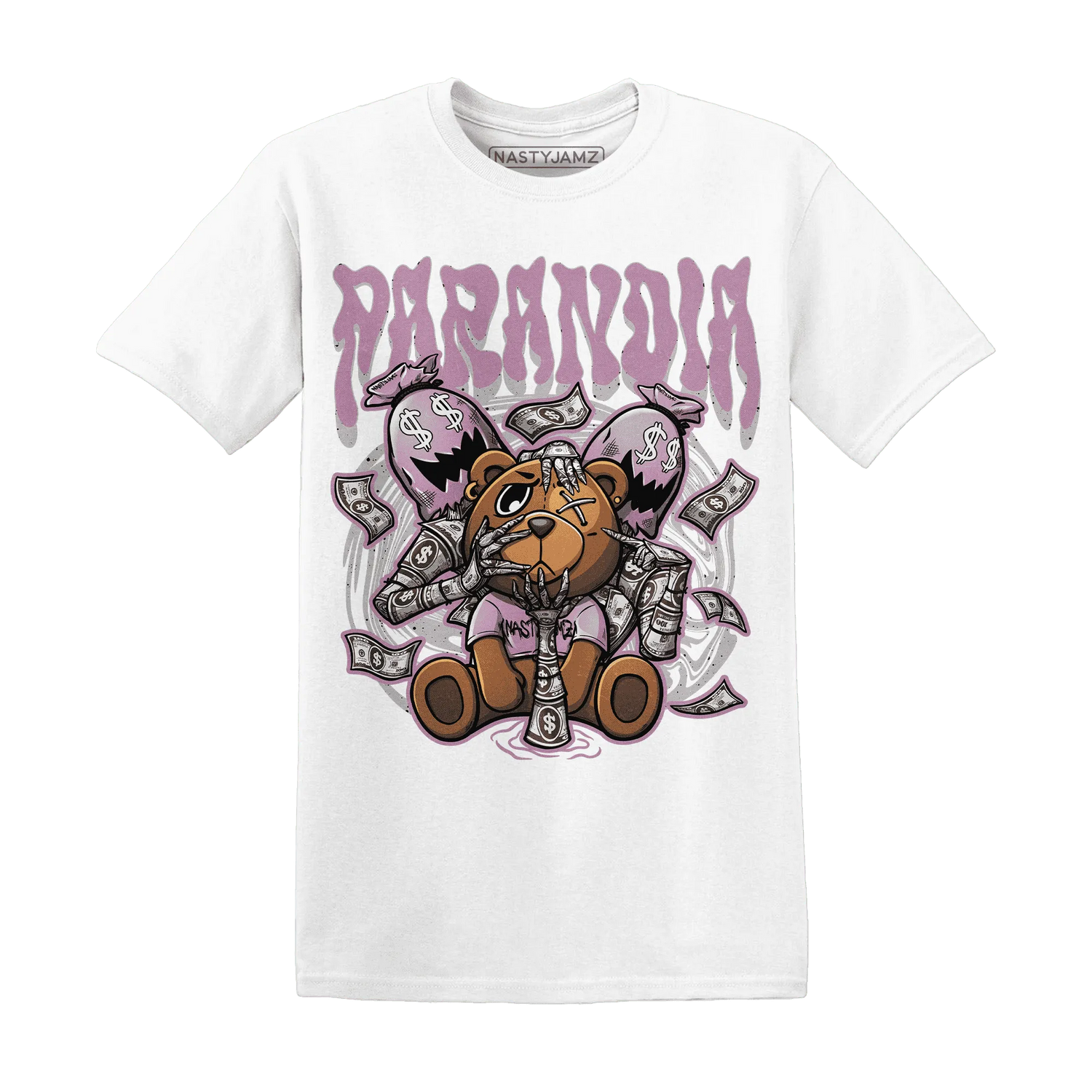 Orchid-Neutral-Grey-Black-White-4s-NastyJamz-T-Shirt-Match-Paranoia-Money-BER