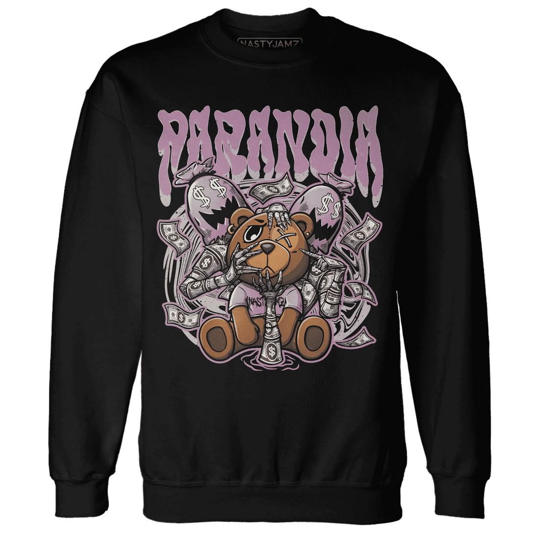 Orchid-Neutral-Grey-Black-White-4s-NastyJamz-Sweatshirt-Match-Paranoia-Money-BER