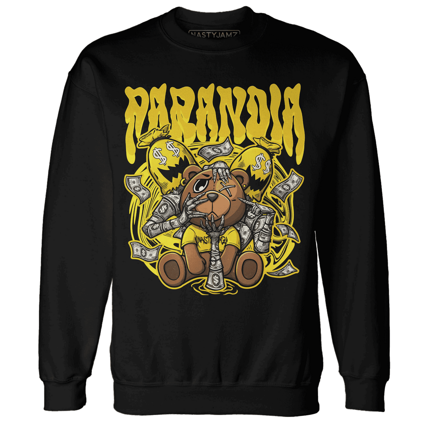 Vivid Sulfur 4s Sweatshirt Match Paranoia Money BER - NastyJamz