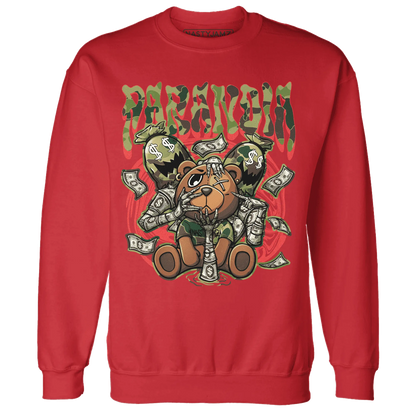 AM-90-Dark-Sage-Solar-Red-NastyJamz-Sweatshirt-Match-Paranoia-Money-BER