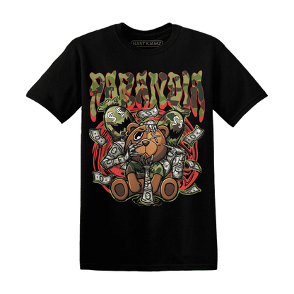 AM-90-Dark-Sage-Solar-Red-NastyJamz-T-Shirt-Match-Paranoia-Money-BER
