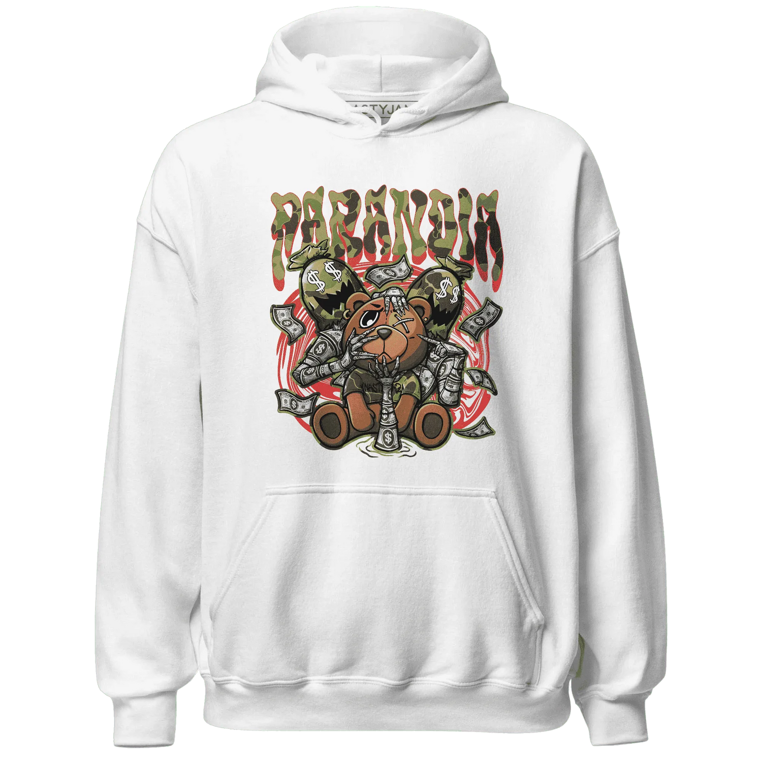 AM-90-Dark-Sage-Solar-Red-NastyJamz-Hoodie-Match-Paranoia-Money-BER