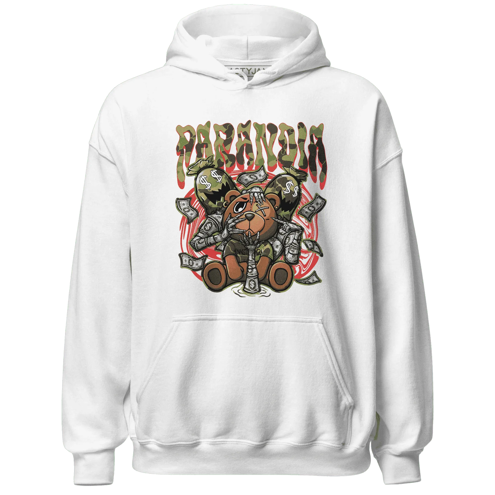 AM-90-Dark-Sage-Solar-Red-NastyJamz-Hoodie-Match-Paranoia-Money-BER